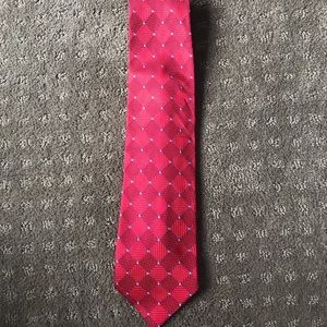 Nautica Red Geometric design Tie